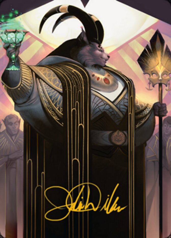 Jetmir, Nexus of Revels 2 Art Card (Gold-Stamped Signature) [Streets of New Capenna Art Series] | Tables and Towers