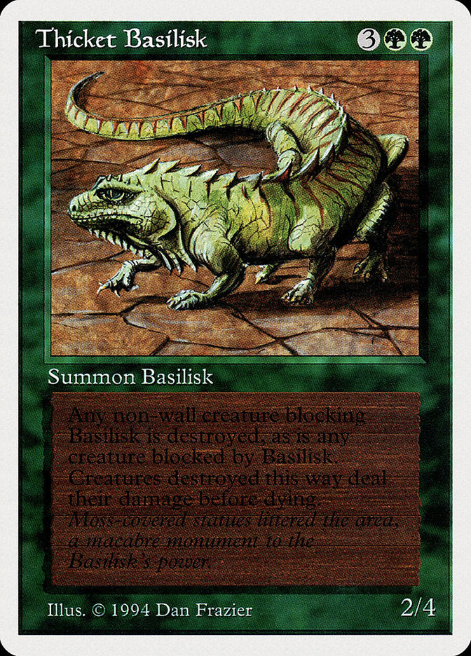 Thicket Basilisk [Summer Magic / Edgar] | Tables and Towers