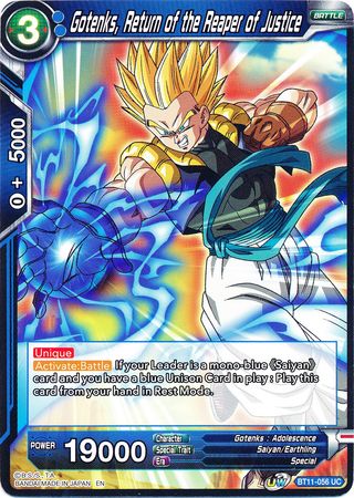 Gotenks, Return of the Reaper of Justice (BT11-056) [Vermilion Bloodline] | Tables and Towers