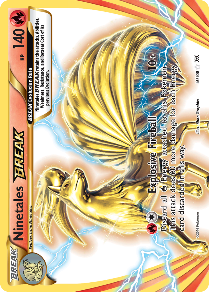 Ninetales BREAK (16/108) [XY: Evolutions] | Tables and Towers