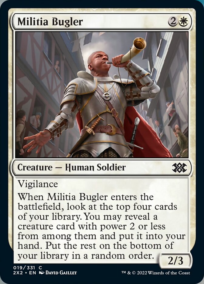 Militia Bugler [Double Masters 2022] | Tables and Towers