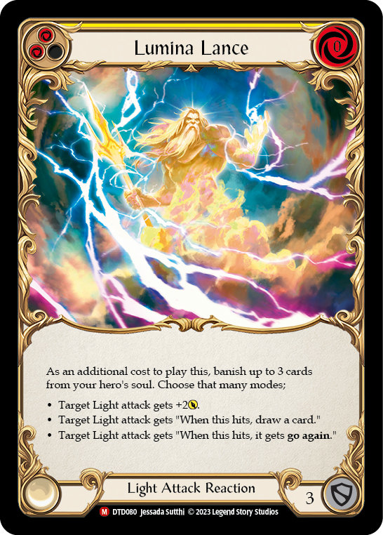 Lumina Lance [DTD080] (Dusk Till Dawn)  Rainbow Foil | Tables and Towers