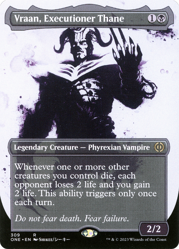 Vraan, Executioner Thane (Borderless Ichor) [Phyrexia: All Will Be One] | Tables and Towers