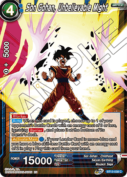 Son Gohan, Unbelievable Might (Common) (BT13-038) [Supreme Rivalry] | Tables and Towers