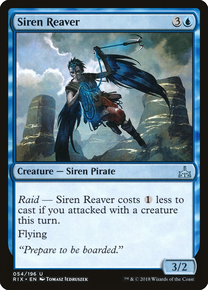 Siren Reaver [Rivals of Ixalan] | Tables and Towers