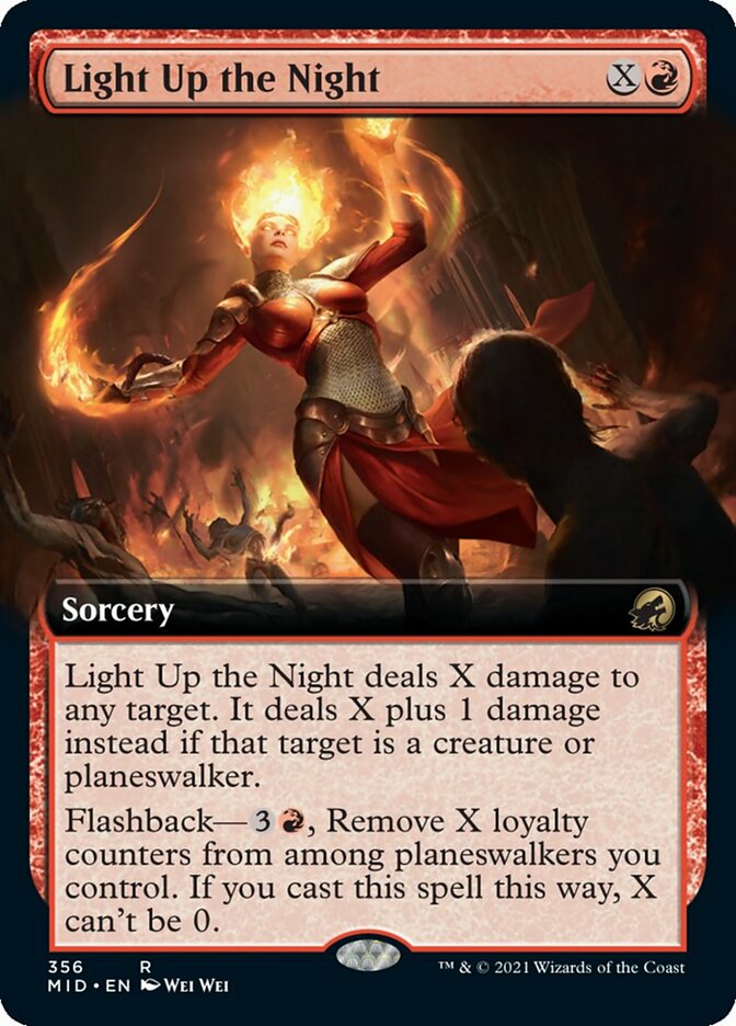 Light Up the Night (Extended Art) [Innistrad: Midnight Hunt] | Tables and Towers