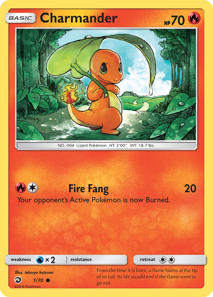 Charmander (1/70) [Sun & Moon: Dragon Majesty] | Tables and Towers