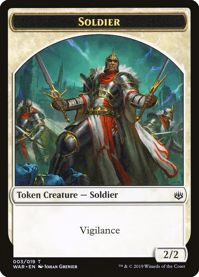 Soldier Token [War of the Spark Tokens] | Tables and Towers