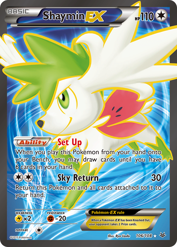 Shaymin EX (106/108) [XY: Roaring Skies] | Tables and Towers