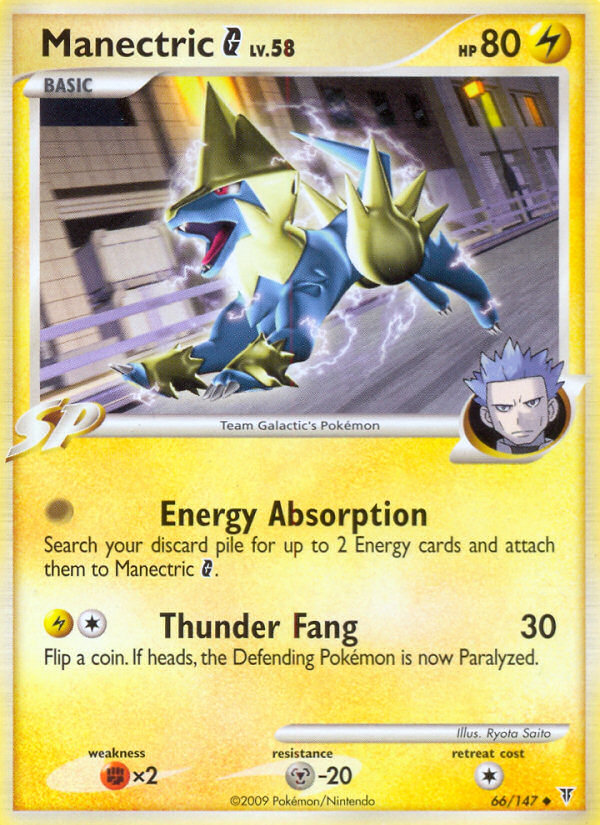 Manectric G (66/147) [Platinum: Supreme Victors] | Tables and Towers