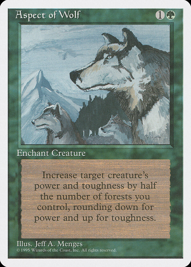 Aspect of Wolf [Fourth Edition] | Tables and Towers