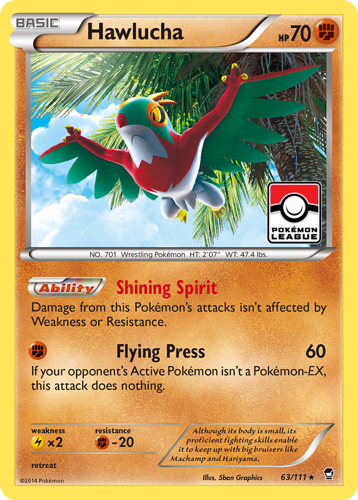 Hawlucha (63/111) [XY: Furious Fists] | Tables and Towers