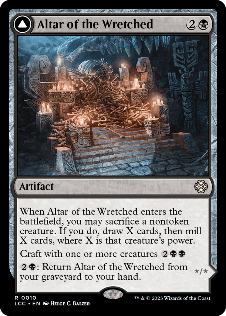 Altar of the Wretched // Wretched Bonemass [The Lost Caverns of Ixalan Commander] | Tables and Towers