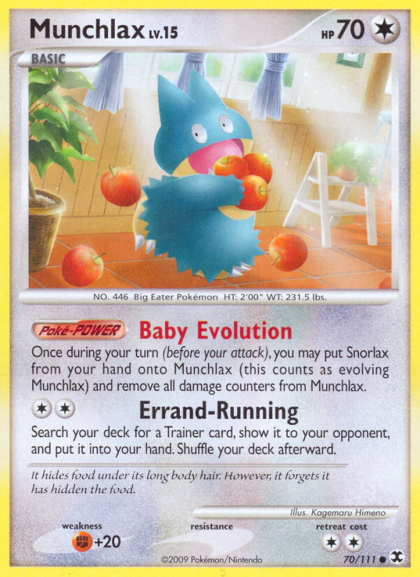 Munchlax (70/111) [Platinum: Rising Rivals] | Tables and Towers