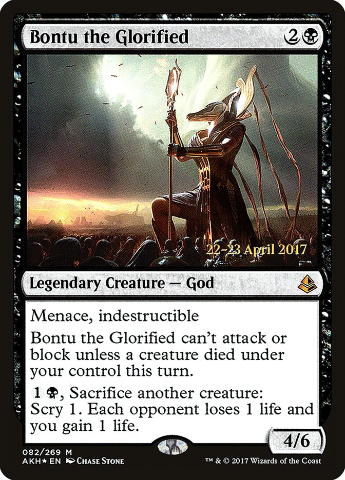 Bontu the Glorified [Amonkhet Prerelease Promos] | Tables and Towers