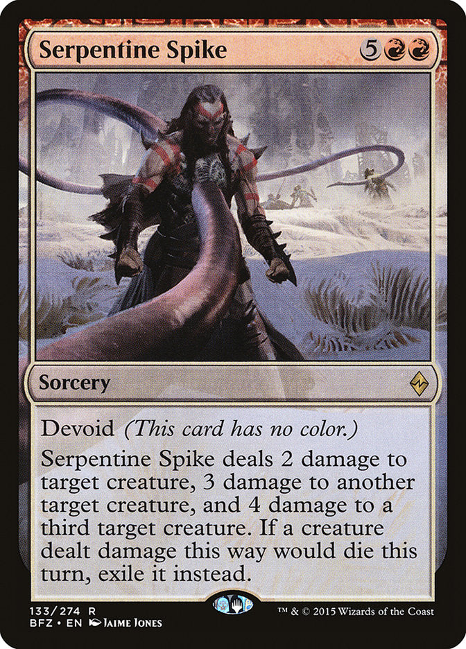 Serpentine Spike [Battle for Zendikar] | Tables and Towers