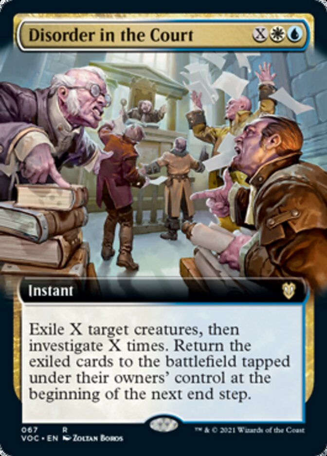 Disorder in the Court (Extended Art) [Innistrad: Crimson Vow Commander] | Tables and Towers