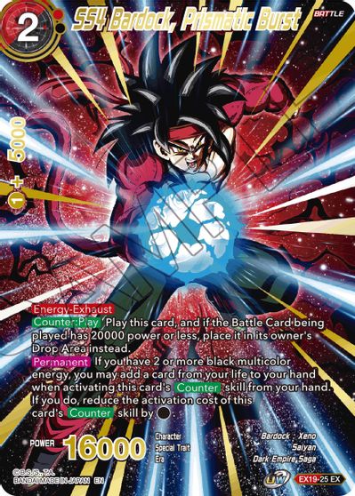 SS4 Bardock, Prismatic Burst (EX19-25) [Special Anniversary Set 2021] | Tables and Towers