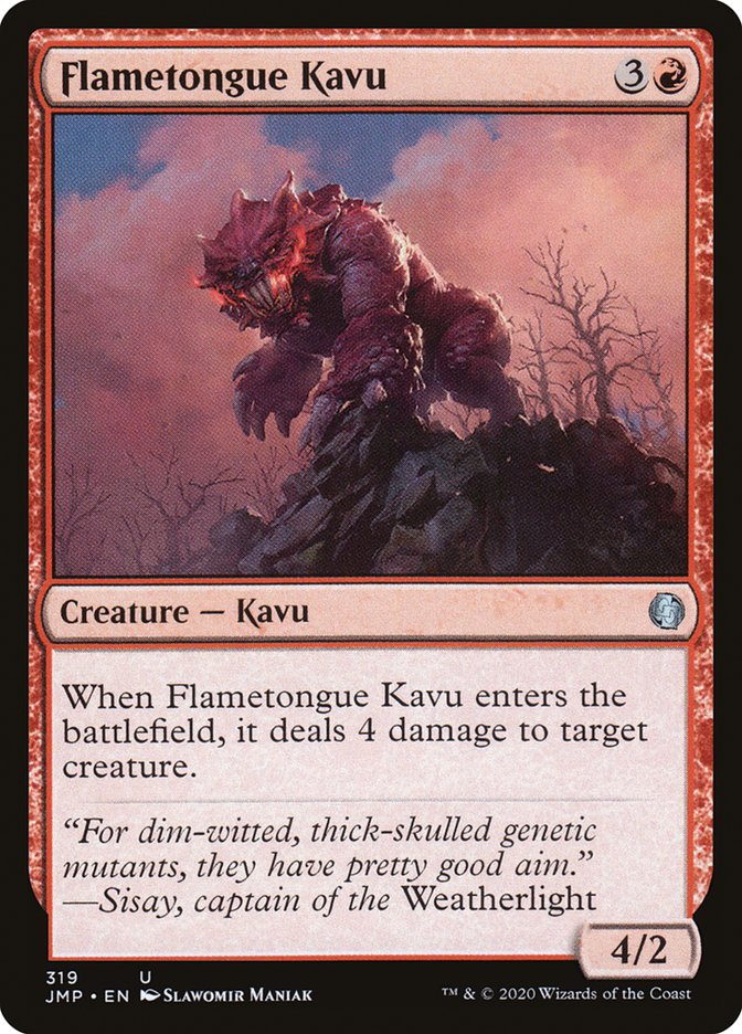 Flametongue Kavu [Jumpstart] | Tables and Towers