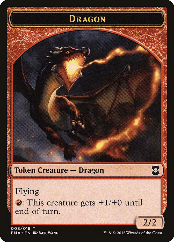 Dragon Token [Eternal Masters Tokens] | Tables and Towers