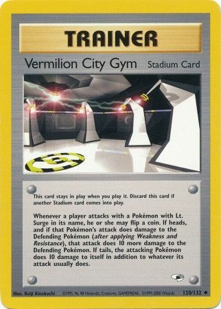 Vermilion City Gym (120/132) [Gym Heroes Unlimited] | Tables and Towers