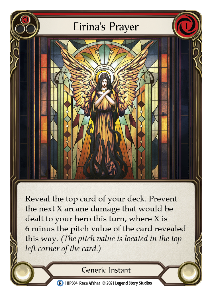 Eirina's Prayer (Red) [1HP384] (History Pack 1) | Tables and Towers