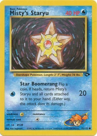 Misty's Staryu (92/132) [Gym Challenge Unlimited] | Tables and Towers