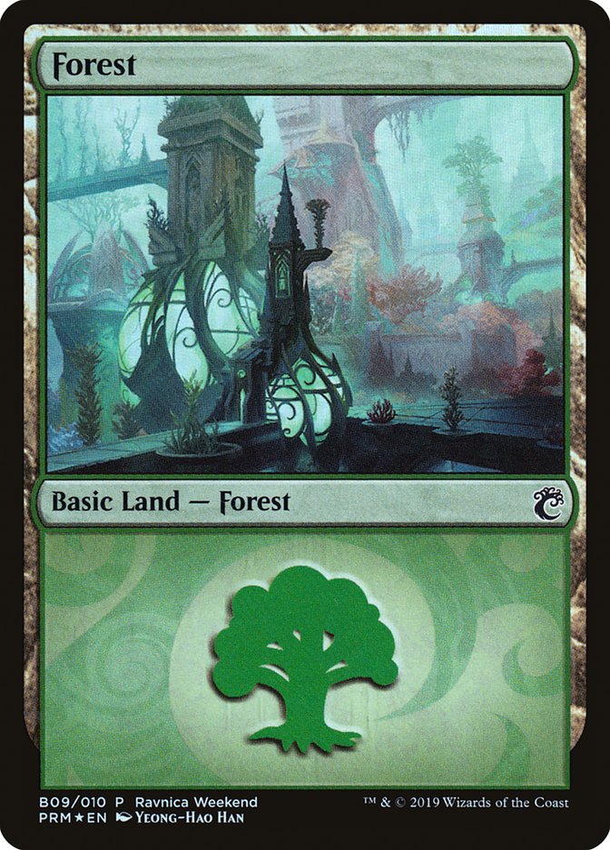 Forest (B09) [Ravnica Allegiance Guild Kit] | Tables and Towers