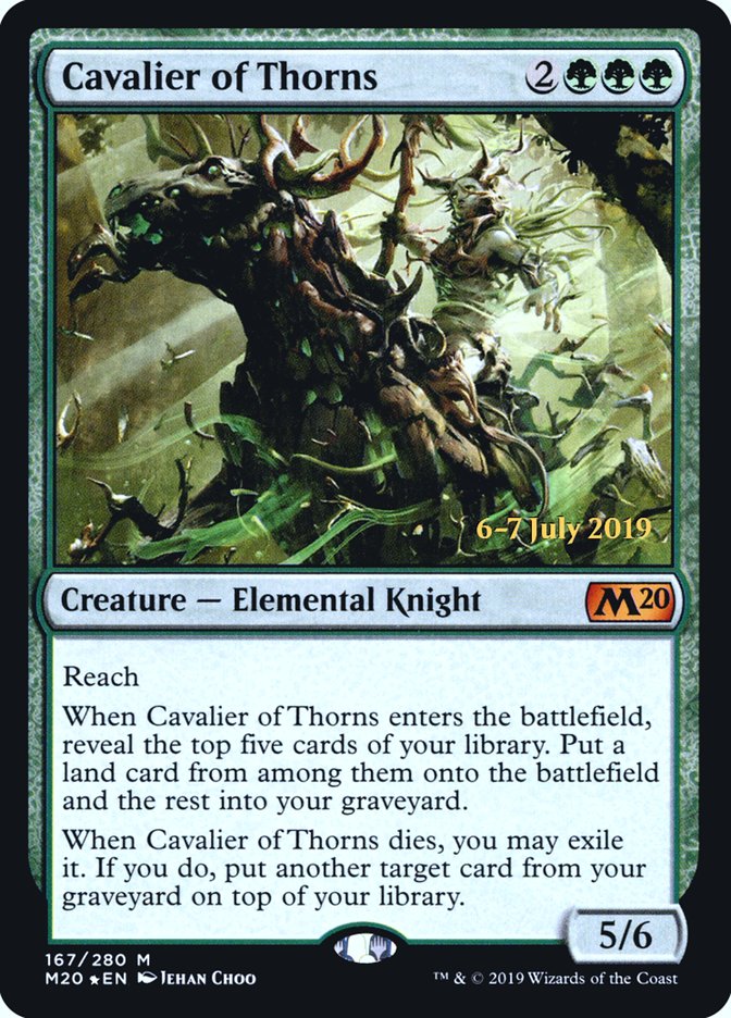 Cavalier of Thorns [Core Set 2020 Prerelease Promos] | Tables and Towers