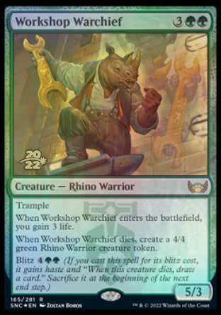 Workshop Warchief [Streets of New Capenna Prerelease Promos] | Tables and Towers