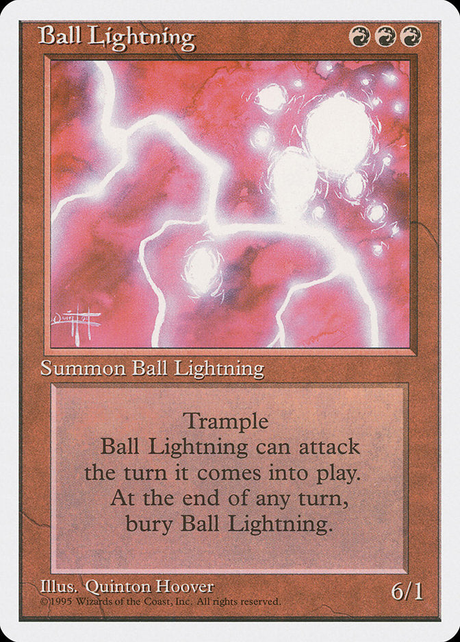 Ball Lightning [Fourth Edition] | Tables and Towers