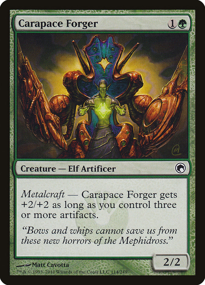 Carapace Forger [Scars of Mirrodin] | Tables and Towers