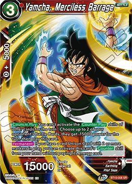 Yamcha, Merciless Barrage (BT10-008) [Cross Spirits] | Tables and Towers