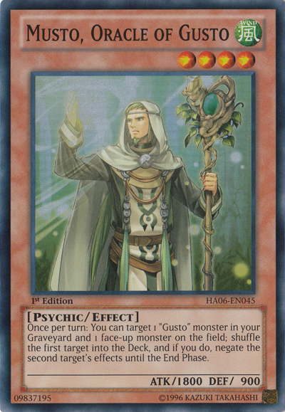 Musto, Oracle of Gusto [HA06-EN045] Super Rare | Tables and Towers