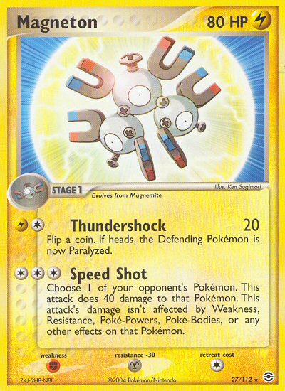 Magneton (27/112) [EX: FireRed & LeafGreen] | Tables and Towers