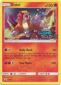 Entei (SM219) (Staff Prerelease Promo) [Sun & Moon: Black Star Promos] | Tables and Towers