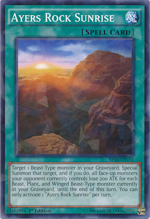 Ayers Rock Sunrise [BP03-EN183] Shatterfoil Rare | Tables and Towers