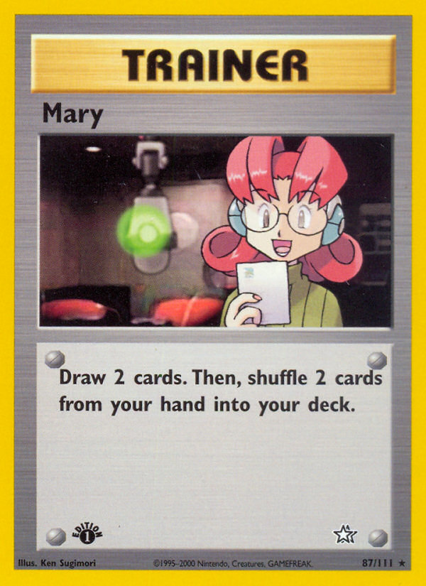 Mary (87/111) [Neo Genesis 1st Edition] | Tables and Towers