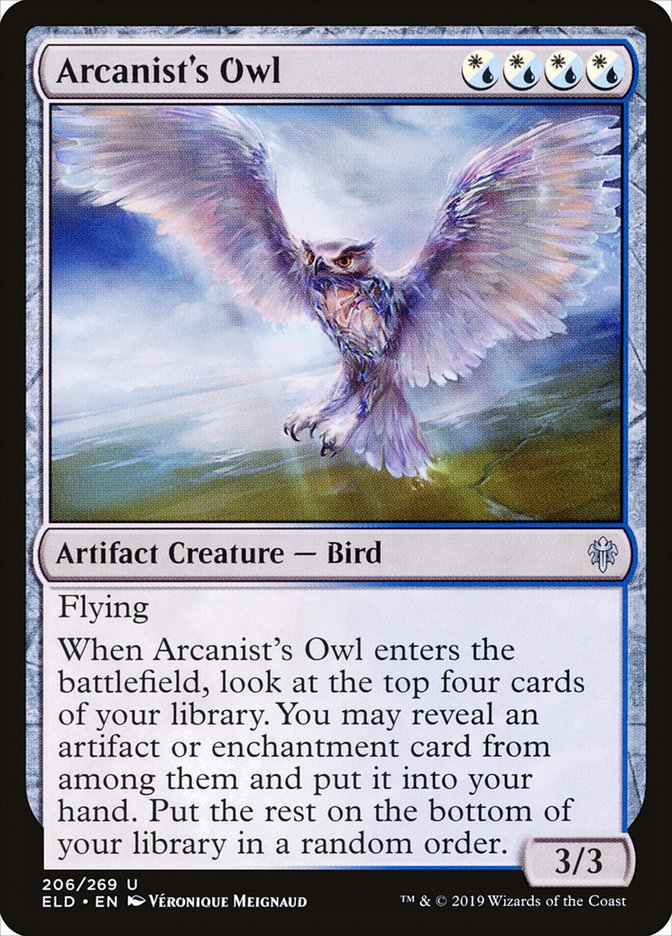 Arcanist's Owl [Throne of Eldraine] | Tables and Towers