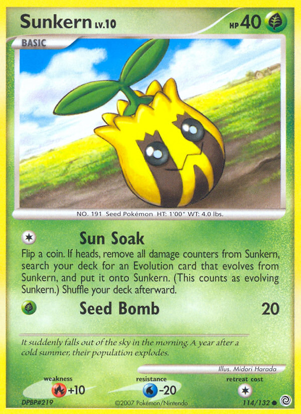 Sunkern (114/132) [Diamond & Pearl: Secret Wonders] | Tables and Towers