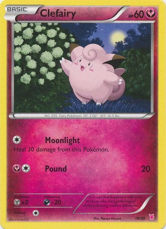 Clefairy (19/30) [XY: Trainer Kit 1 - Wigglytuff] | Tables and Towers