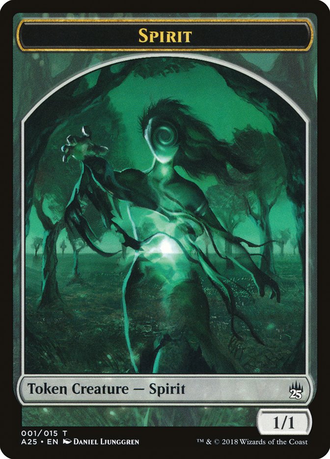 Spirit Token (001/015) [Masters 25 Tokens] | Tables and Towers