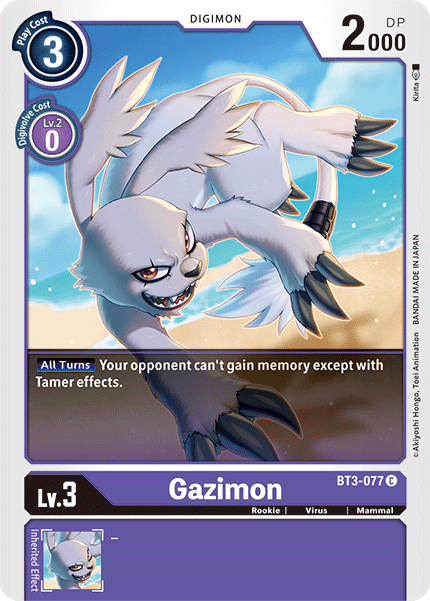 Gazimon [BT3-077] [Release Special Booster Ver.1.5] | Tables and Towers