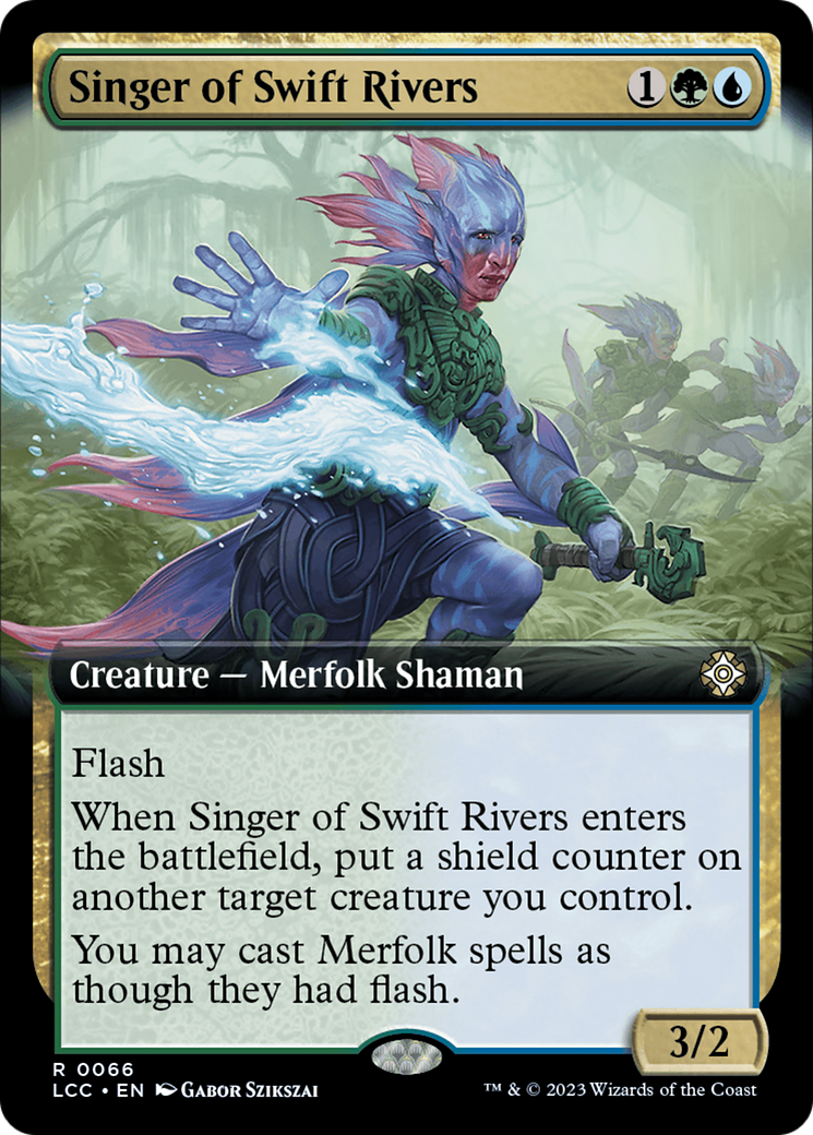 Singer of Swift Rivers (Extended Art) [The Lost Caverns of Ixalan Commander] | Tables and Towers