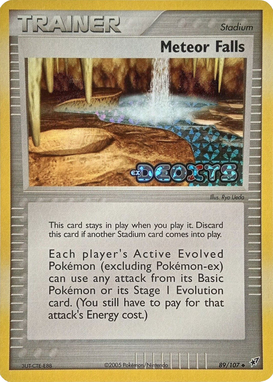 Meteor Falls (89/107) (Stamped) [EX: Deoxys] | Tables and Towers