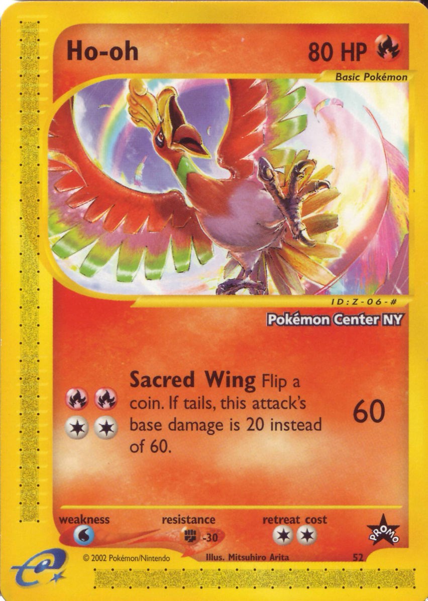 Ho-oh (52) (Pokemon Center NY Promo) [Wizards of the Coast: Black Star Promos] | Tables and Towers