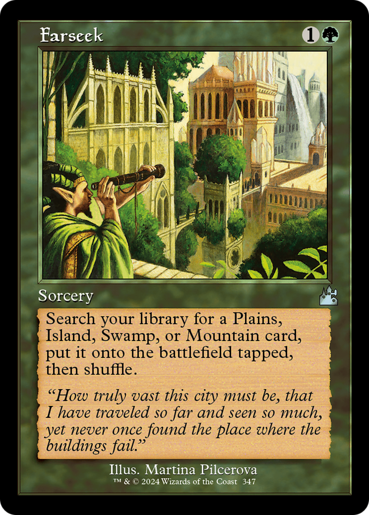 Farseek (Retro Frame) [Ravnica Remastered] | Tables and Towers