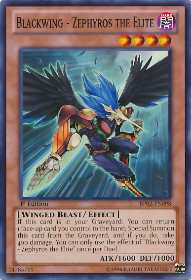 Blackwing - Zephyros the Elite [BP02-EN098] Common | Tables and Towers