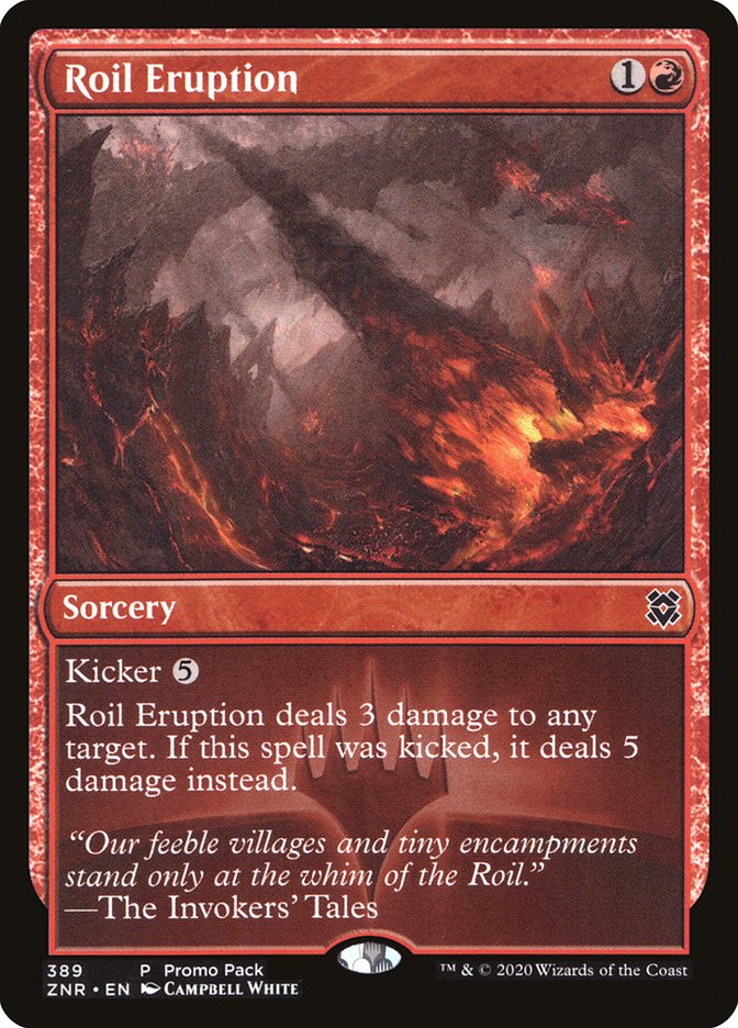 Roil Eruption (Promo Pack) [Zendikar Rising Promos] | Tables and Towers