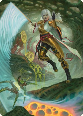 The Eternal Wanderer Art Card [Phyrexia: All Will Be One Art Series] | Tables and Towers